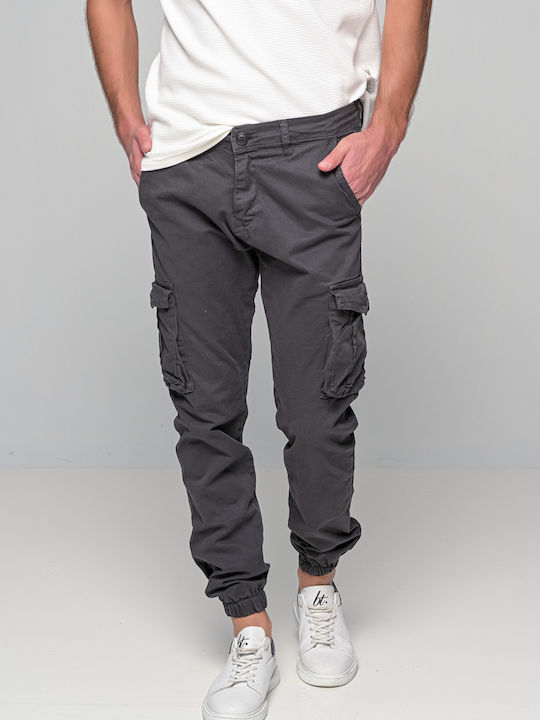 Ben Tailor Hose Cargo Elastisch Anthracite