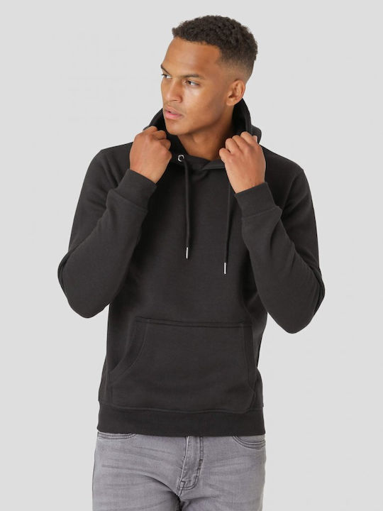 Marcus Men's Sweatshirt with Hood and Pockets Black