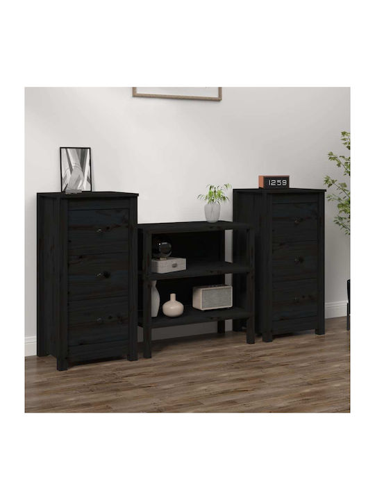 Schubladen Aufbewahrung mit 2 Schubladen Black ...