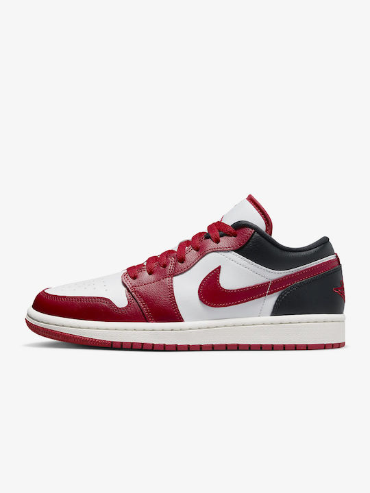 Jordan Air Jordan 1 Low Γυναικεία Sneakers White / Gym Red / Black