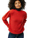 Women's Long Sleeve Sweater Orange
