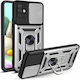 Bodycell Armor Slide Back Cover Πλαστικό Ασημί ...