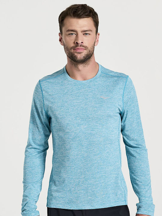 Saucony Stopwatch T-shirt Light Blue