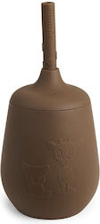 Nuuroo Baby Cup Adita made of Silicone Brown 23...