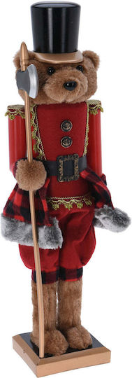 Weihnachts-Nussknacker Rot Höhe 60cm.