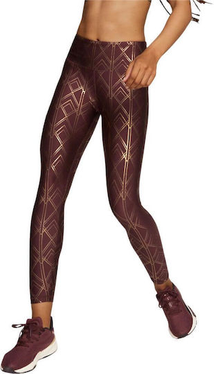 Womens Workout Wonder Woman Under Armour Leggings Burgundy Women's