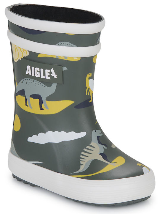 Aigle Παιδικές Γαλότσες Play 2 Γκρι