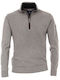 REDMOND Herren Strickbluse grau