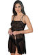 Luna Babydoll Schwarz