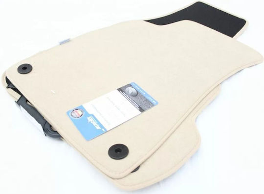 Petex Set of Front and Rear Mats 4pcs for Volkswagen Phaeton 2002-2008 Beige