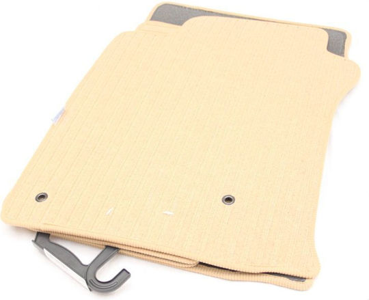 Petex Set Front and Back Car Mats 4 Pieces for Toyota Land Cruiser 2009 Beige