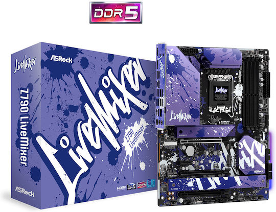 ASRock Z790 Livemixer Placă de bază ATX cu Intel 1700 Socket