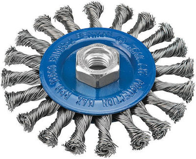 Benman Angle Wheel Wire Brush 115mm Braided 72416