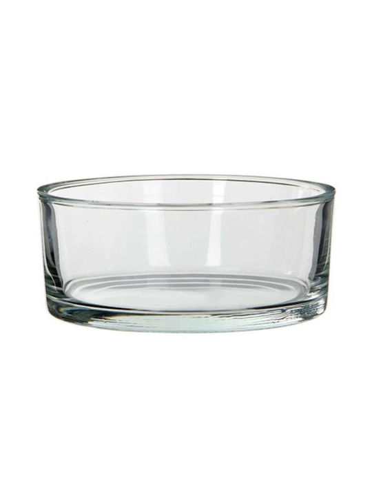 Atmosphera Glass Decorative Bowl Kenny 19x19x8cm