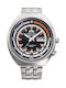 Orient Sport Uhr Chronograph Automatisch mit Silber Metallarmband