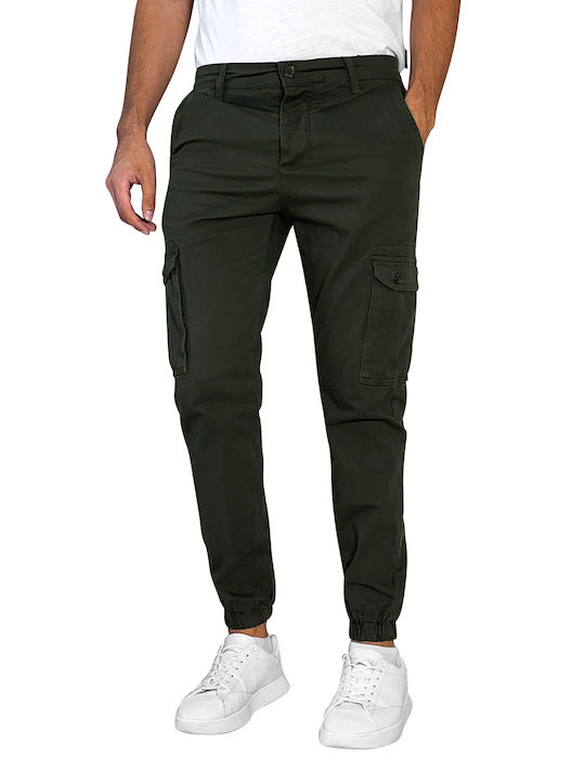 3Guys Men's Trousers Cargo Khaki