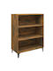 Bookcase Smoky Oak 69.5x32.5x90cm