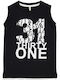 Kids' Shirt Sleeveless Black
