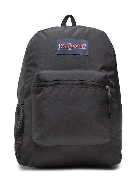 Jansport Cross Town Schulranzen Rucksack Junior High-High School in Schwarz Farbe