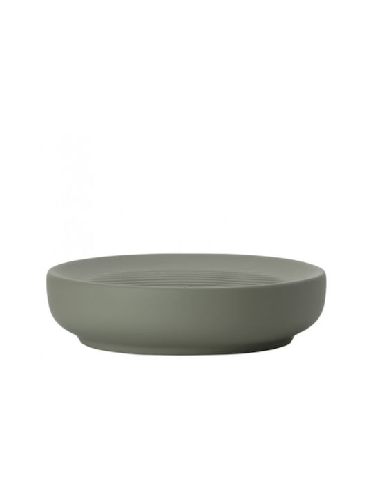 Zone Denmark Ume De masă Tavă de săpun Ceramică Olive Green