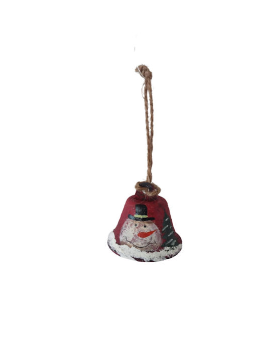 Metallic Pendant Bell Ornament 4x5cm