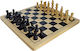 Schach aus Holz mit Schachfiguren 29x29cm