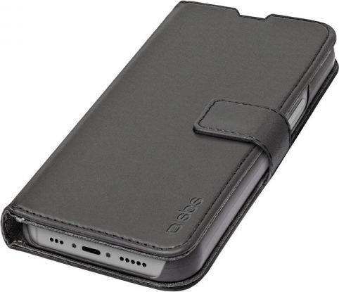 SBS Brieftasche Synthetisches Leder Schwarz (iPhone 14 Pro)