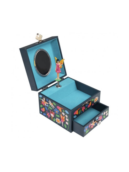Tender Leaf Toys Caseta De Bijuterii Pentru Copii Fairies Garden Albastru Deschis