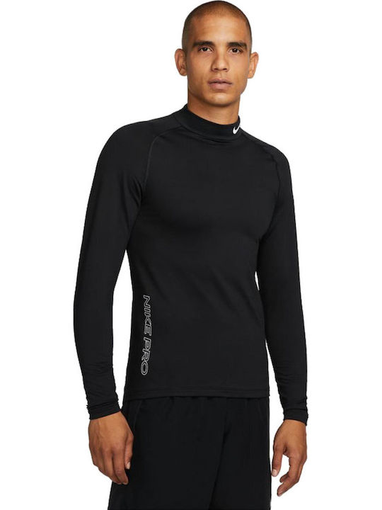 Nike Sleeve Mock Neck Training Ανδρική Ισοθερμι...