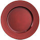 Atmosphera Mila Teller Topf Kunststoff Rot 33x33cm 1064205