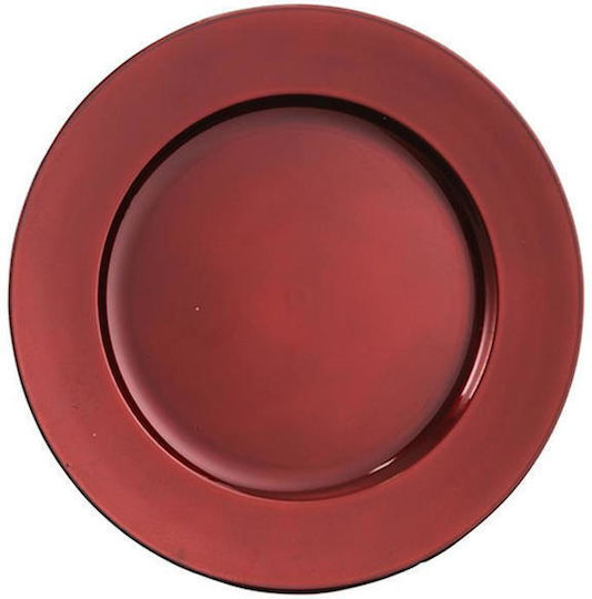 Atmosphera Mila Teller Topf Kunststoff Rot 33x33cm 1064205