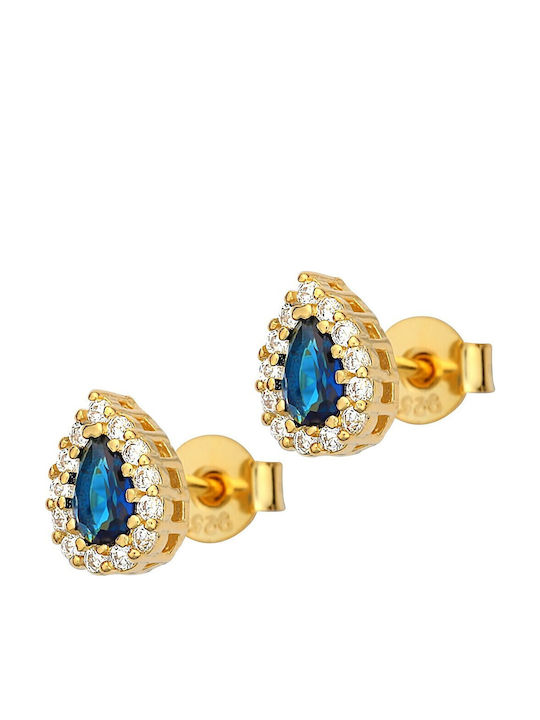 Prince Silvero Earrings made of Silver Gold Pla...