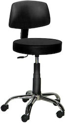 Medical Stool iCare with Backrest Black Black 1420AC-2000