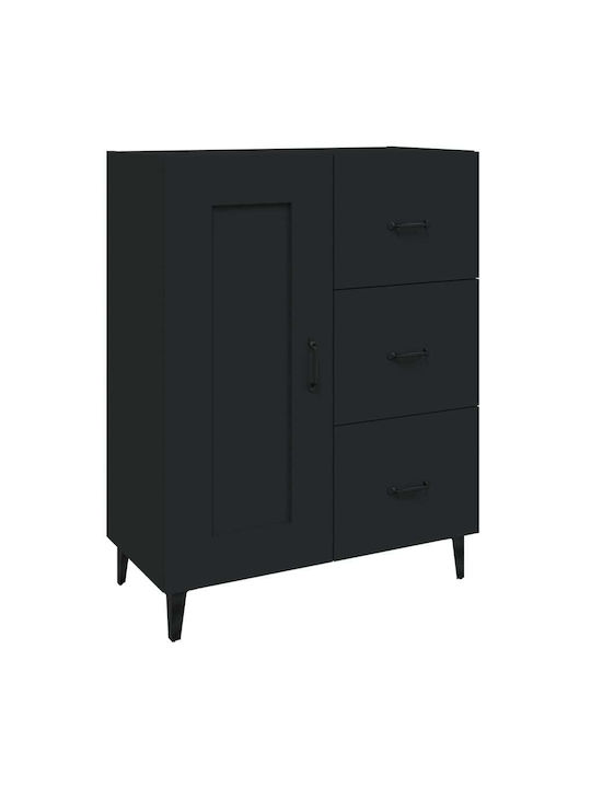 Cabinet pardoseală Negru 69.5x34x90cm