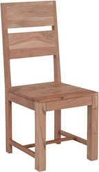 Lizard Max Kitchen Wooden Chair Brown 45x45x100cm 2pcs