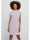 Urban Classics Summer Mini T-Shirt Dress Purple