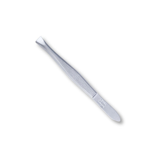 Credo Augenbrauenpinzette mit Gerader Spitze Silber