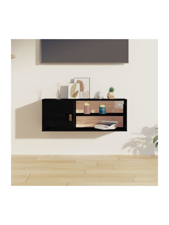 Wall Mounted Living Room Cabinet Made of Solid ...