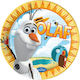 Olaf Plate for Party 8pcs