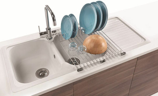 Metaltex Sink-Tex Spülbeckenrost Metallisch Silber 54x20x4cm