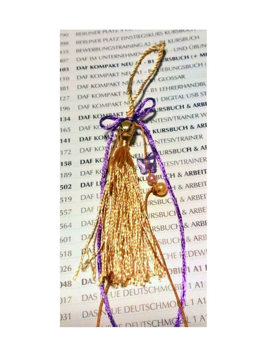 Handmade Hanging Lucky Charm Gold 12cm 1pcs