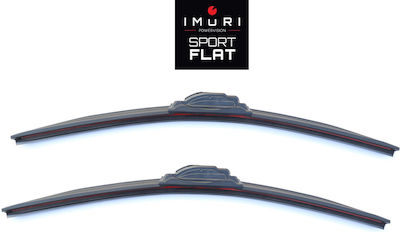 Imuri Front Car Wiper Blades Set 500mm/400mm for Daihatsu Sirion