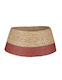 Christmas Tree Skirt Beige Straw H26xD58cm.