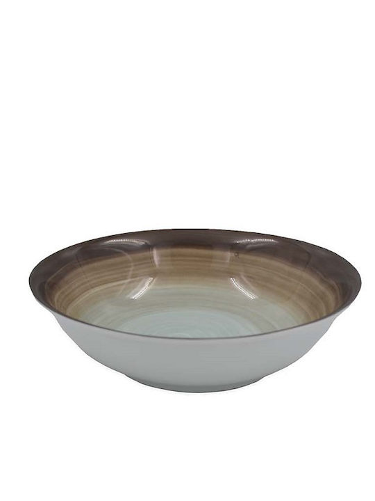 Sidirela Decoration Porcelain Salad Bowl Brown ...