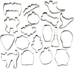 Wilton Metallic Cookie Cutter 18pcs 018.26.001