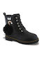 Kinderstiefel mit Reißverschluss Schwarz