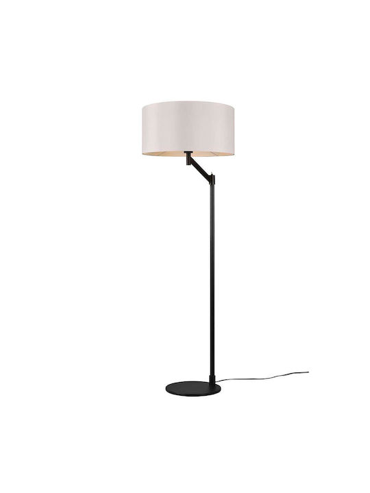 Trio Lighting Cassio Floor Lamp H158xW50cm. with Socket for Bulb E27 Black