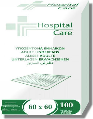 Mediform Hospital Care Υποσέντονα Ακράτειας 60x60cm 100τμχ