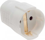 Geyer Female Schuko Plug White