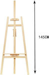 Spring Wooden Floor Easel 48x52x145cm